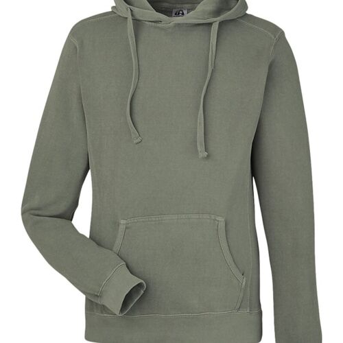 Unisex Pigment-Dyed Fleece Hooded Sweatshirt Thumbnail