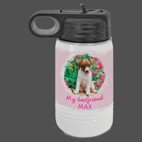 Printed Polar Camel 12oz Water Bottle - Sublimation Thumbnail